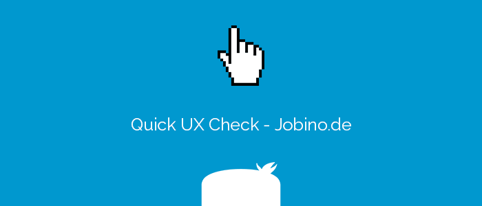 Quick UX Check Jobino.de